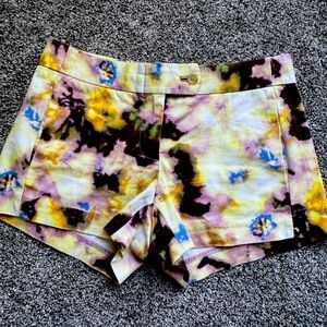 J.Crew Watercolor Shorts chino stretch